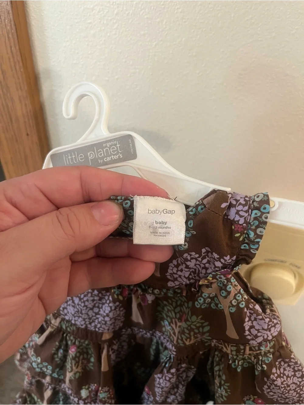 Baby Gap Brown Tiered Tree and Owl Swing Dress - Fall, Autumn